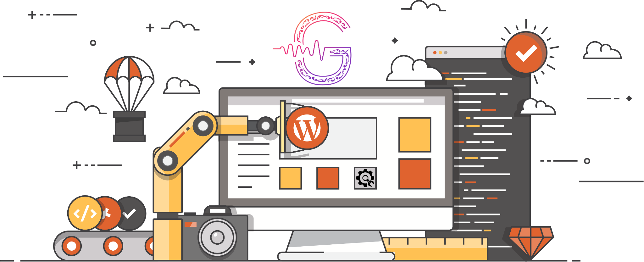 Construction work in progress